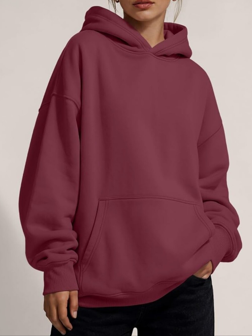 Trendy Queen Cozy Fleece Pullover Sweatshirt New With Tags